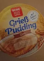 Mängden socker i Grieß Pudding Zimt
