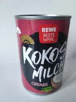 Mängden socker i Kokosmilch Cremig
