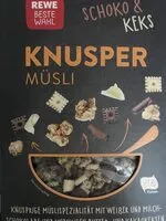 Mängden socker i Knuspermüsli Schoko & Keks