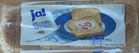 Mängden socker i Ja Vollkorntoastbrot