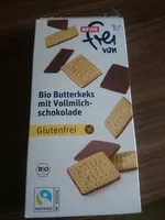 Mängden socker i Bio Butterkeks mit Vollmilchschokolade