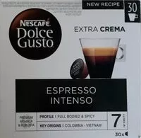 Mängden socker i Nescafé Dolce Gusto Espresso Intenso