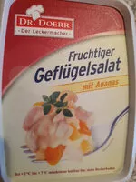 Mängden socker i Fruchtiger Geflügelsalat