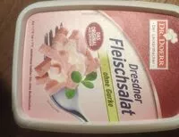 Mängden socker i Dresdner Fleischsalat ohne Gurke