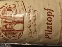 Mängden socker i Fleischermeister's Familientopf Pilztopf