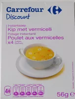 Mängden socker i Poulet aux vermicelles