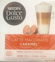 Mängden socker i Latte Macchiato Caramel