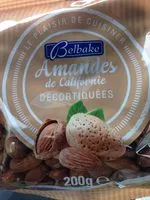 Mängden socker i Amandes de Californie décortiquées