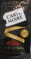 Mängden socker i Carte Noire Original