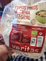 Mängden socker i Copos finos de avena integral
