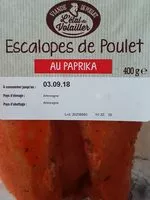 Mängden socker i Escalopes de poulet au paprika