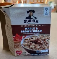 Mängden socker i Quaker maple and brown sugar oatmeal