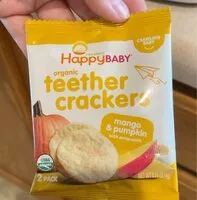 Mängden socker i Organic teether crackers