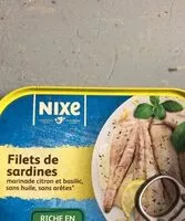 Mängden socker i Filets de  sardines