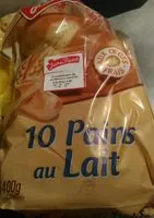 Mängden socker i 10 Pains au Lait