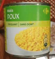 Mängden socker i maïs doux croquant