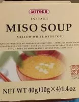 Mängden socker i Miso soup - mellow white with tofu