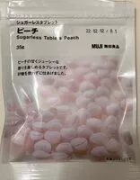 Mängden socker i Sugarless Tablets Peach