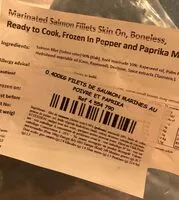 Mängden socker i Filets de saumon marines au poivre et paprika