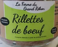 Mängden socker i Rillettes de Boeuf