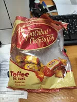 Mängden socker i Toffee de luxe классик конфеты
