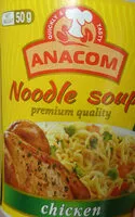 Mängden socker i Noodle soup chicken