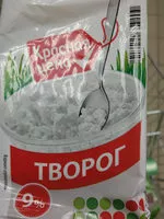 Mängden socker i Творог 9%