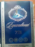 Mängden socker i Chocolat with almond 75%