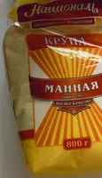 Mängden socker i Крупа манная марка «М»