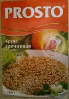 Mängden socker i Крупа гречневая