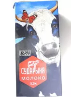 Mängden socker i Молоко 3,2%