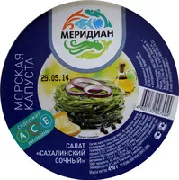 Mängden socker i Морская капуста. Салат «Сахалинский сочный».