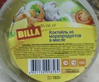 Mängden socker i Коктейль из морепродуктов в масле