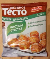 Mängden socker i Звёздное тесто слоёное дрожжевое