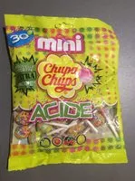 Mängden socker i Mini-sucettes acides aux goûts fruits