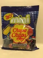 Mängden socker i Mini Colors CHUPA CHUPS, 30 unites