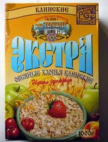 Mängden socker i Овсяные хлопья клинские Экстра