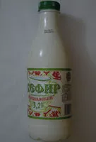 Mängden socker i Кефир термостатный 3,2 %