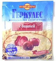 Mängden socker i Геркулес. Моментальная овсяная каша с вишней.