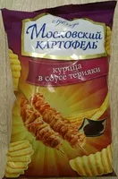 Mängden socker i Картофель хрустящий "Московский картофель" "Со вкусом курицы в соусе терияки"