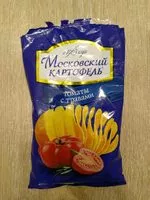 Mängden socker i Картофель хрустящий «Со вкусом томатов с травами»