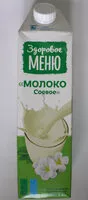 Mängden socker i Молоко соевое