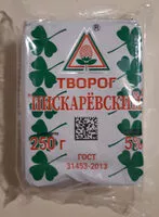 Mängden socker i творог