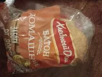 Mängden socker i Батон домашний нарезанный в упаковке