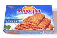 Mängden socker i блинчики с творогом