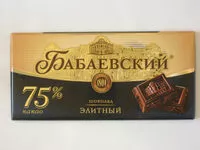 Mängden socker i Шоколад Бабаевский элитный 75 % какао