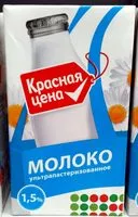 Mängden socker i Молоко ультрапастеризованное 1,5 %