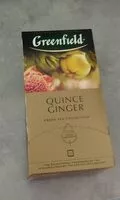 Mängden socker i Quince ginger green tea