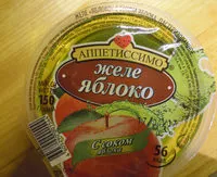 Mängden socker i Желе Яблоко
