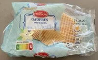 Mängden socker i Gaufres fourrées saveur Vanille